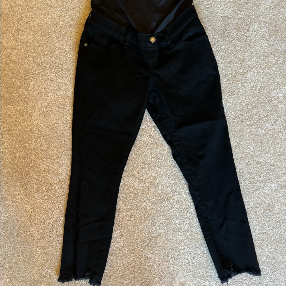 Maternity skinny black jeans